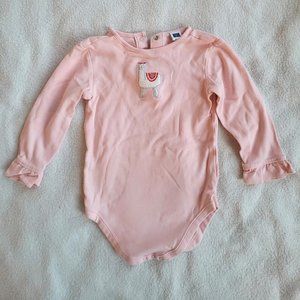 Janie and Jack Long-Sleeve Onesie, Baby/Toddler Girls Bodysuit, Size 18-24M